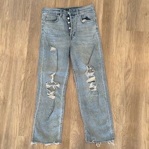 Wild Fable, distressed high rise jeans